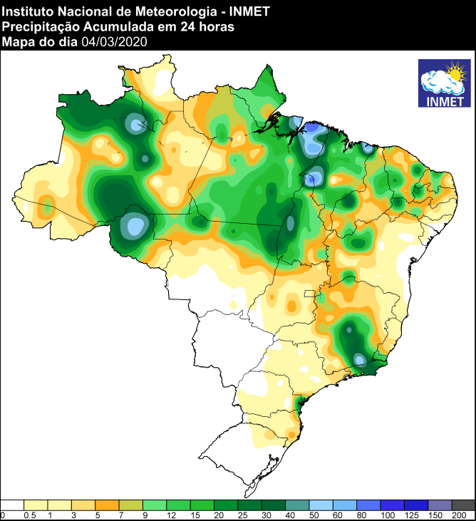 24 horas - Inmet - 05/03