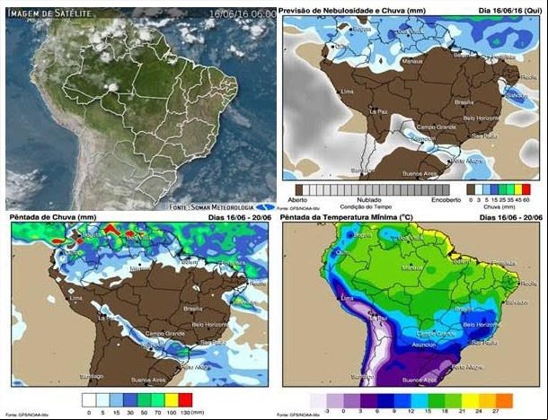 Alerta Agroclimático - 16 junho 2016