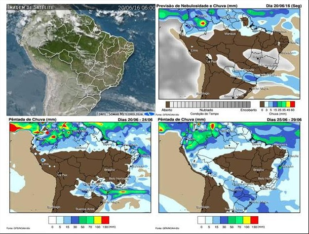 Alerta Agroclimático - 20 junho 2016