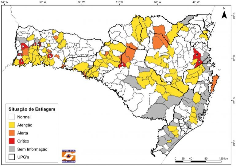 mapa santa catarina chuvas